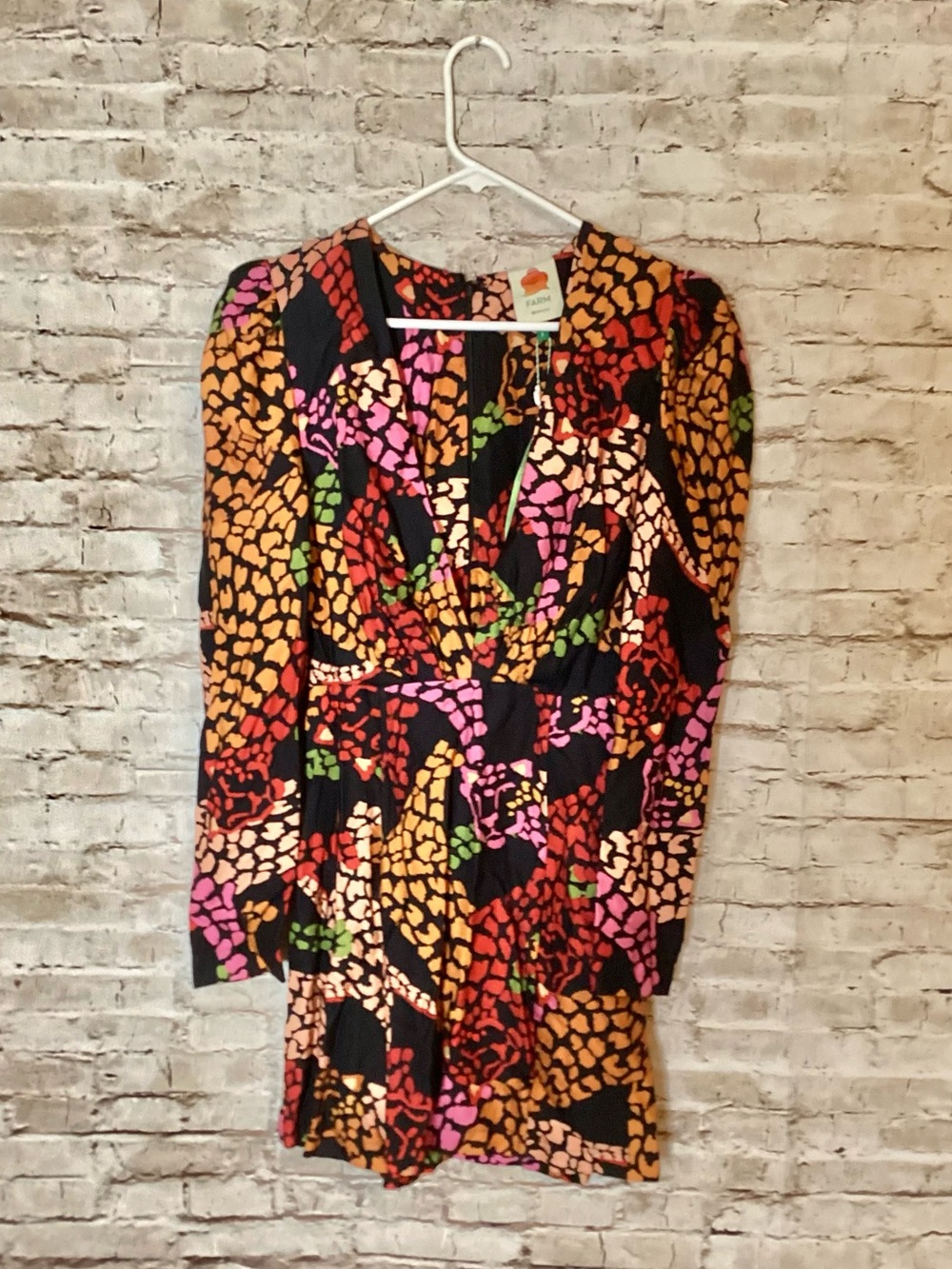 Farm Rio Leopard pattern mini dress - Picture 2 of 5